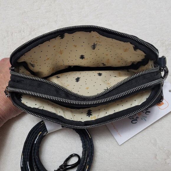 NWT Lug Coupe SE in Snowman Trees Convertible Crossbody - Picture 3 of 7